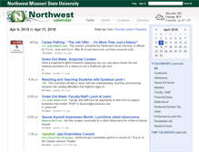 Tablet Screenshot of calendar.nwmissouri.edu