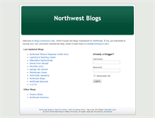 Tablet Screenshot of blogs.nwmissouri.edu